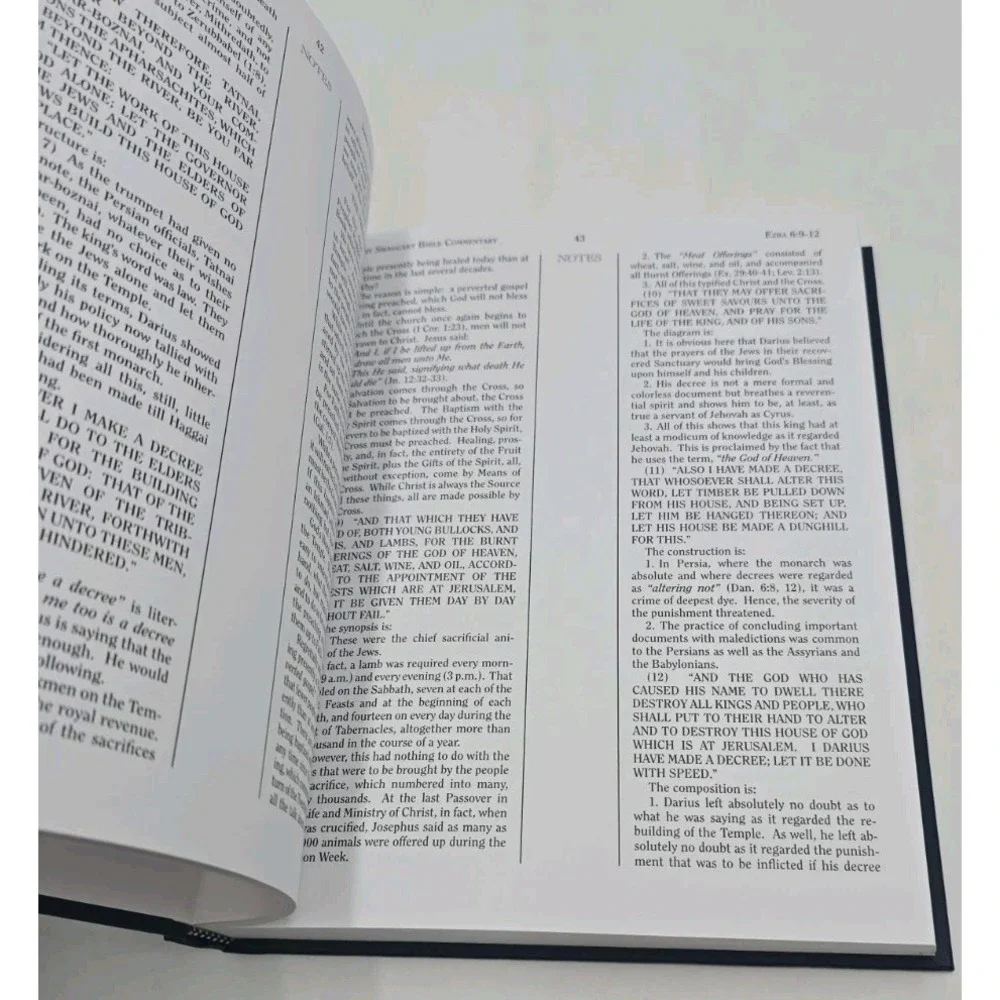 Jimmy Swaggart Bible Commentary Ezra Nehemiah Esther Hardcover Christian Study